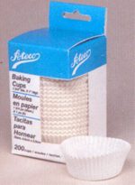 Ateco 6433 White Baking Cups, 2" x 1-1/4", Pack of 200 - Image 2