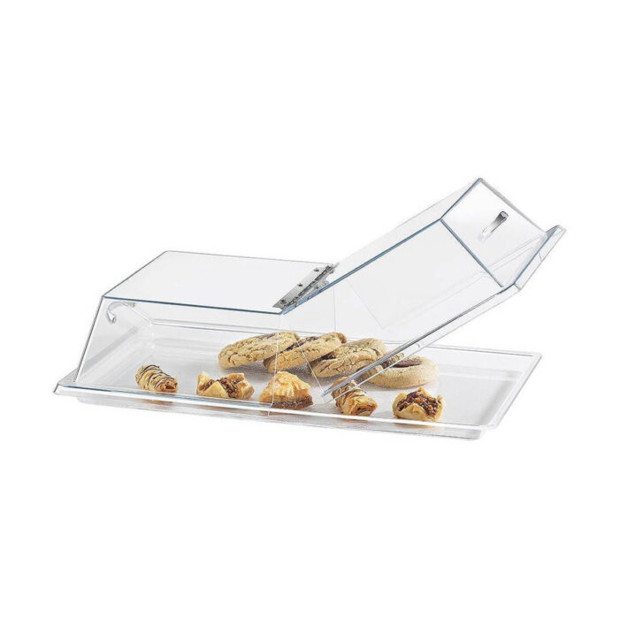 Cambro RD1220CWH135 Camwear Display Cover w/ Hinged Lid, Clear, 12" x 20" - Image 2