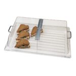 Cambro RD1220CWH135 Camwear Display Cover w/ Hinged Lid, Clear, 12" x 20" - Image 3