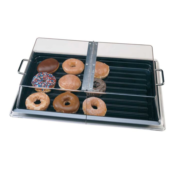 Cambro RD1220CWH135 Camwear Display Cover w/ Hinged Lid, Clear, 12" x 20" - Image 4