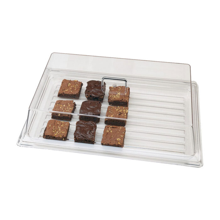 Cambro RD1220CW135 Camwear Display Rectangular Cover, Clear, 12" x 20" - Image 1