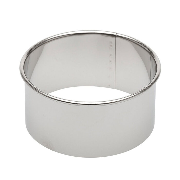 Ateco 14403 Round Stainless Steel Biscuit Cutter, & 3-1/2" - Image 1