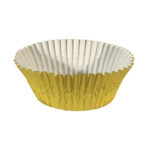Ateco 6401 Gold Foil Baking Cups, 1" x 3/4", Pack of 200