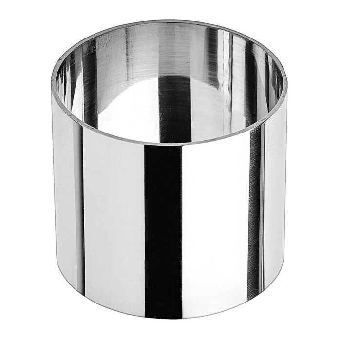 Stainless Steel Round Mold, 2" x 1-3/4" - Image 1
