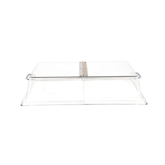 Cambro RD1220CWH135 Camwear Display Cover w/ Hinged Lid, Clear, 12" x 20" - Image 1